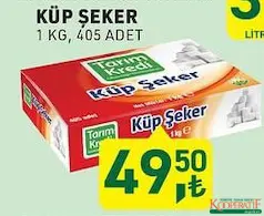 TARIM KREDİ KÜP ŞEKER 1 KG 405 ADET indirimli fiyat TARIM KREDİ KÜP ŞEKER 1 KG 405 ADET fiyat ve kampanya bilgisi